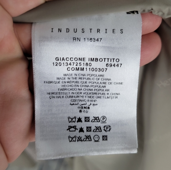 HENRY COTTON'S | knit ruffle detail belted zip puffer trench coat - Picture 14 of 16